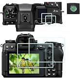 Z6III TOP + Screen Protector for Nikon Z6 III Camera(for Accessories) | with Hot Shoe Cover,HUIPUXIANG 0.3mm High Definition 9H Hardness Optical LCD Premium Glass Protective Cover [3+1 Pack]