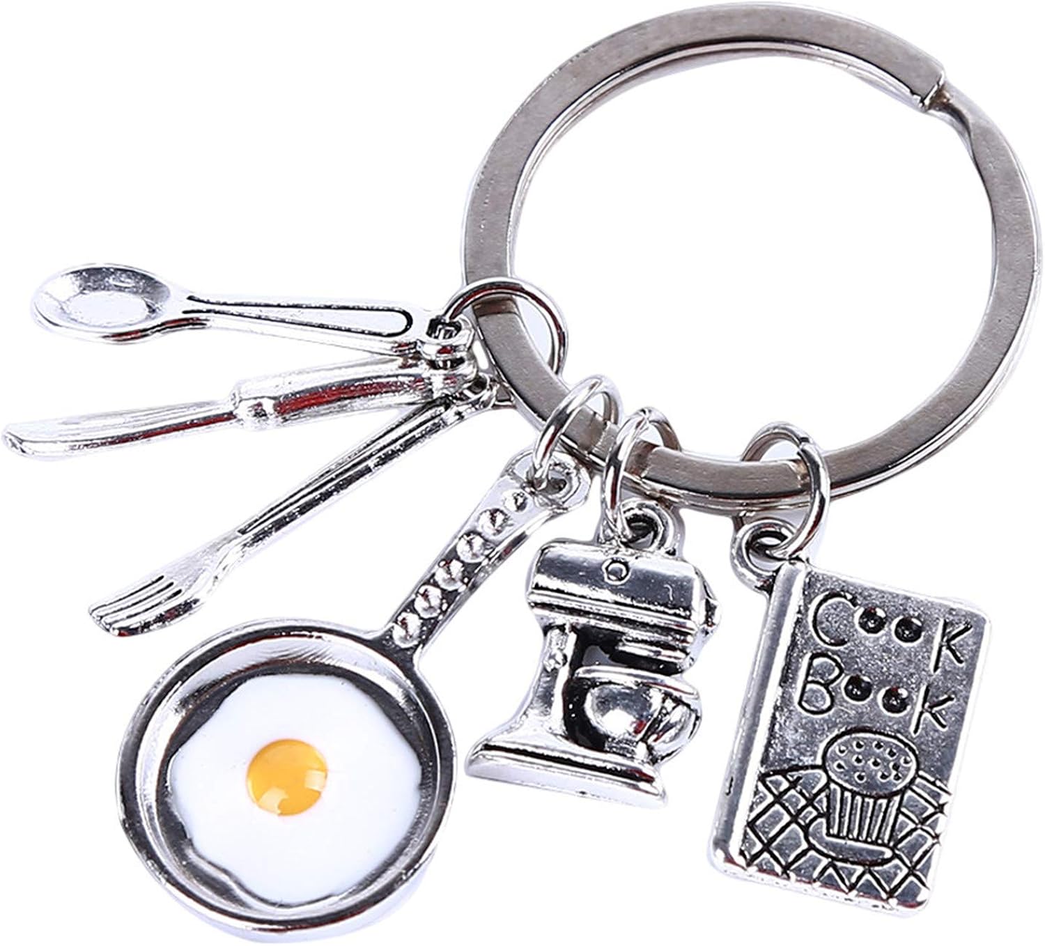 ZHENGFEN Chef Keychain, Chef Key Ring, Chef Charm Keychain