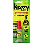 Krazy Glue All Purpose Brush-On Superglue, Quick Dry, No-Clog Adhesive (5g) | Brush-On Super Glue, Quick Dry, No-Clog Adhesive for Ceramic, Plastic, Wood, Glass, Porcelain, Metal, Leather &amp; More