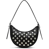 Madden Girl ARHI Shoulder Bag, Black with Studs