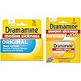 Dramamine Original Formula Motion Sickness Relief | 36 Count and Dramamine Motion Sickness Relief for Kids | Chewable Grape | 8 Count