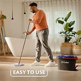 O-Cedar RinseClean Spin Mop & Bucket System with Extra Microfiber Mop Head view 5