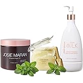 Josie Maran Let’s Do the Peppermint Twist Body Skin Care Set - Includes Argan Oil Whipped Body Butter, Sugar Body Scrub & Argan Milk Intensive Hydrating Body Renewal Serum (3 Pieces)