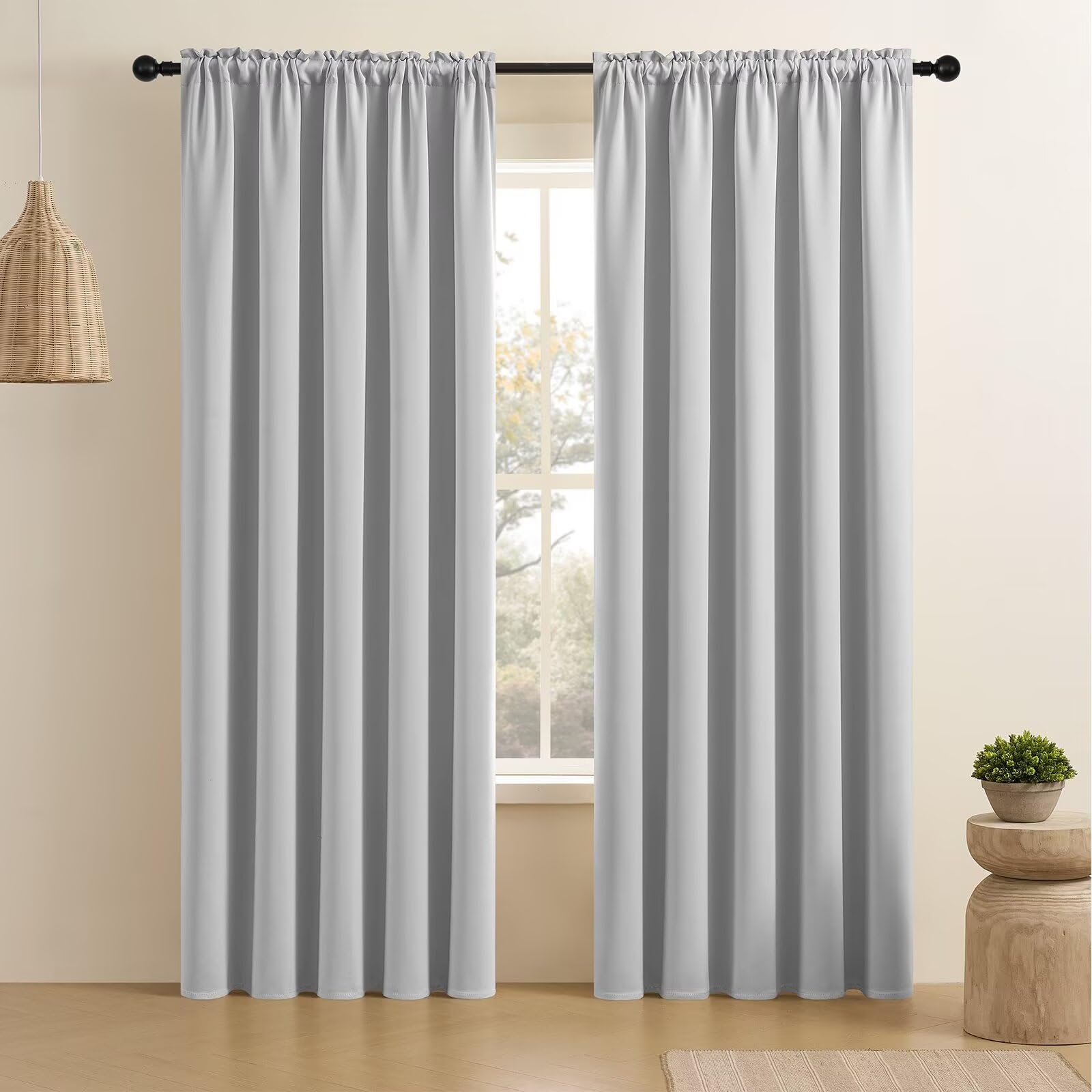 CUCRAF Custom Blackout Curtains for Bedroom Living