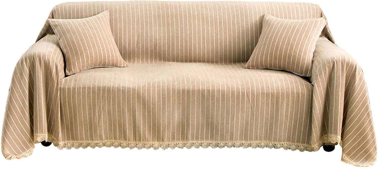 HUOLEO Sofa Cover, Thick Chenille Couch Covers for 3 Cushion Couch Anti