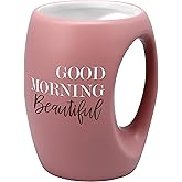 Pavilion - Good Morning Beautiful - 16 Oz Stoneware Huggable Coffee Cup Mug