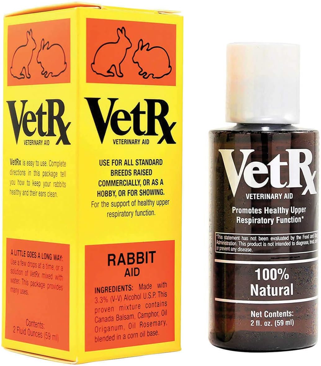 VetRX Rabbit Aid for Respiratory Support 2oz (59ml)