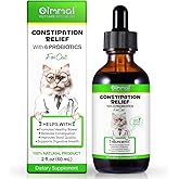 Cat Constipation Relief, Constipation Relief for Cats, Natural Cat Laxatives for Constipation, Cat Stool Softener, 2 fl.oz