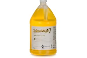 BRADLEY SYSTEMS Yellow Magic 7: One Gallon, Full Strength, Undiluted Jug of Human and Pet-safe Flexo UV Ink and Varnish Cleaner for Food Packaging, Coatings & Varnishes, Rubber, Plastic, Steel