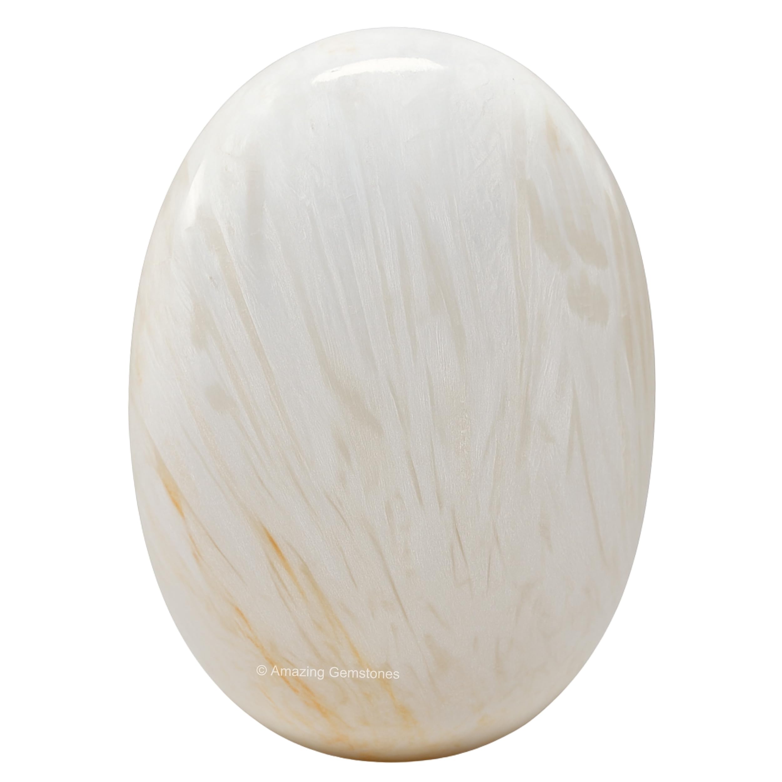 Scolecite Crystals and Healing Stones - Large Palm Stone Crystals Piedra - Crystal for Good Luck, Balanced Positive Energy, Meditation - Unique Stocking Stuffers and Birthday Gifts for Women, Men