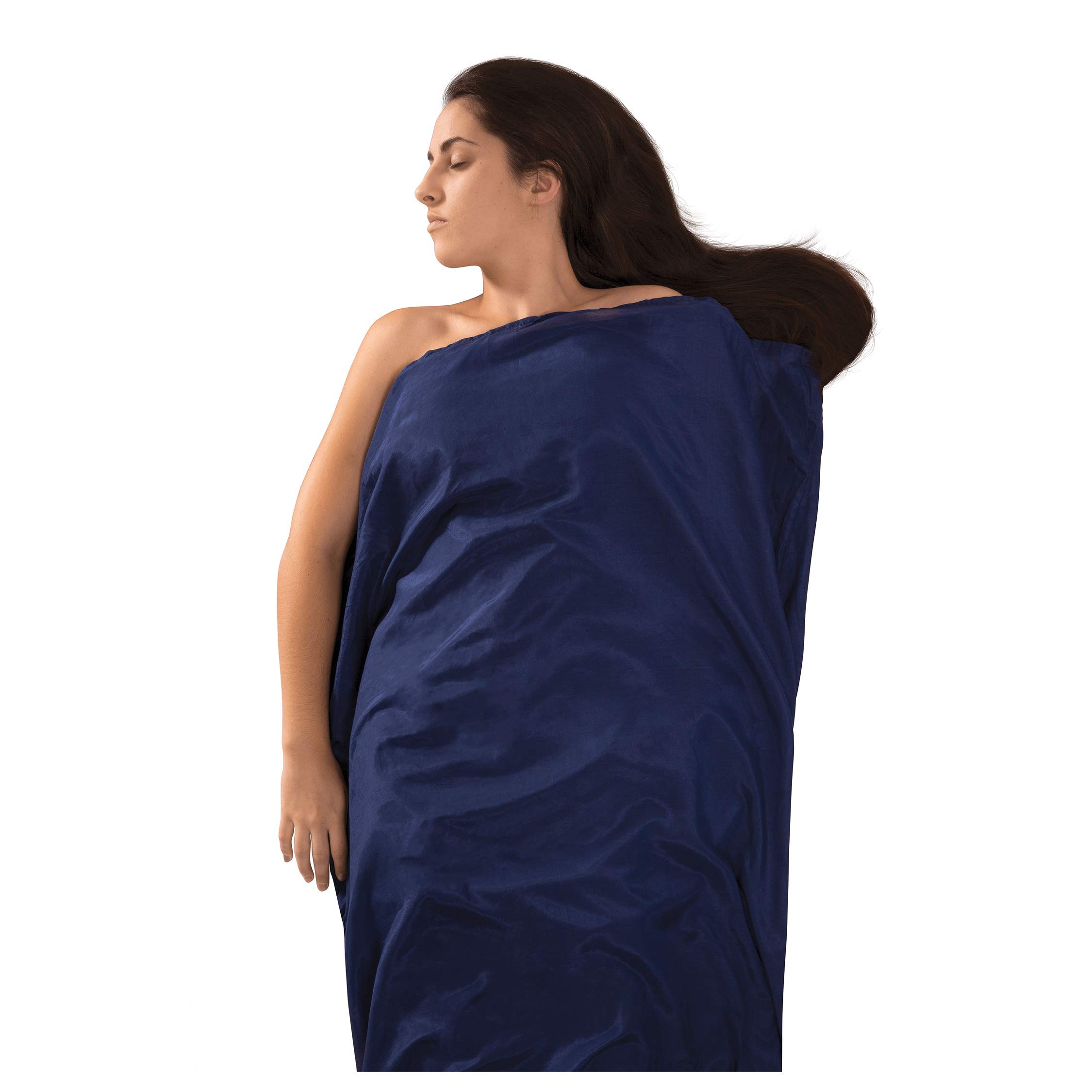 Sea To Summit Premium Rectangular Standard Travel Liner, 73 x 36 Inch , Navy Blue