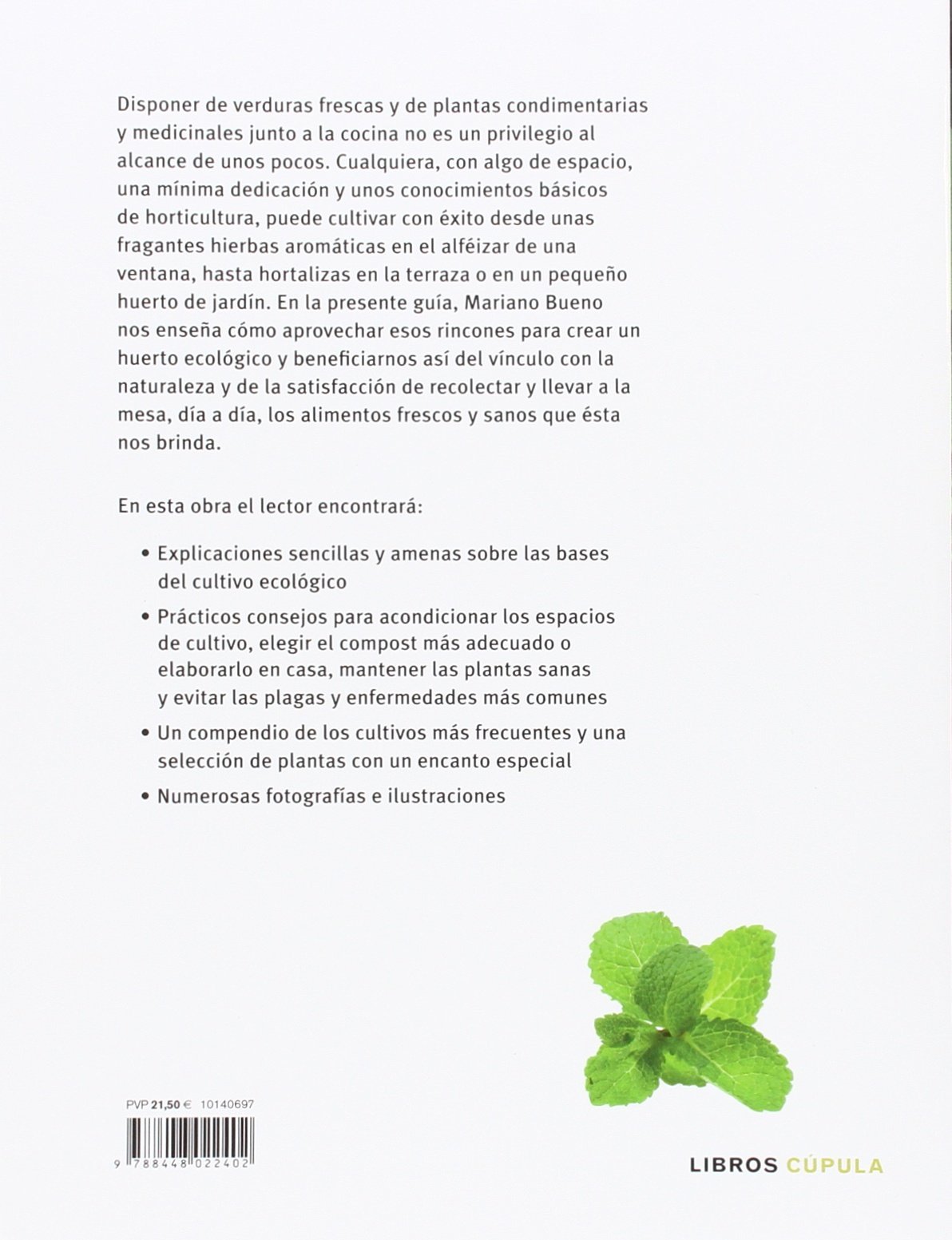 Tu huerto ecológico en casa (Otros): Amazon.es: Bueno, Mariano: Libros