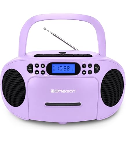Amazon.com: HANNLOMAX HX-338CD CD Boombox, Radio, Cassette