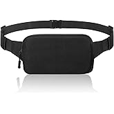 MoKo Fanny Packs for Women Men, Fashion Running Waist Packs, Crossbody Mini Bag Fanny Pack Belt Bag with Adjustable Strap for Running Outdoors Workout Travel Hiking Cycling