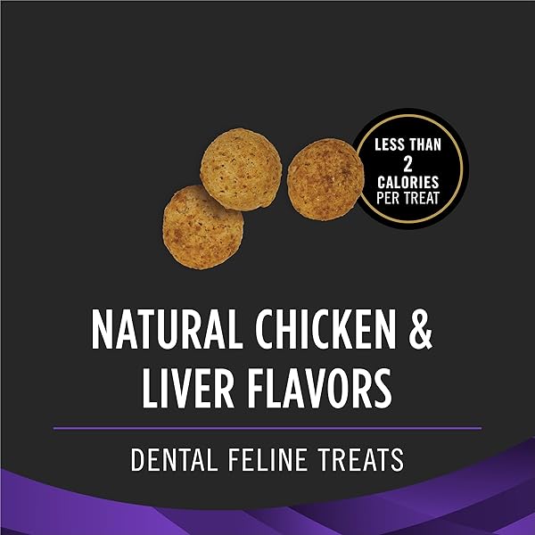 PURINA PRO PLAN VETERINARY DIETS DENTAL BITES CAT TREATS – 1.8 OZ. POUCH