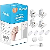 Vmaisi Magnetic Cabinet Locks for Babies (Stardand, Unit Count 4) | Keeps dangerous things away from kids