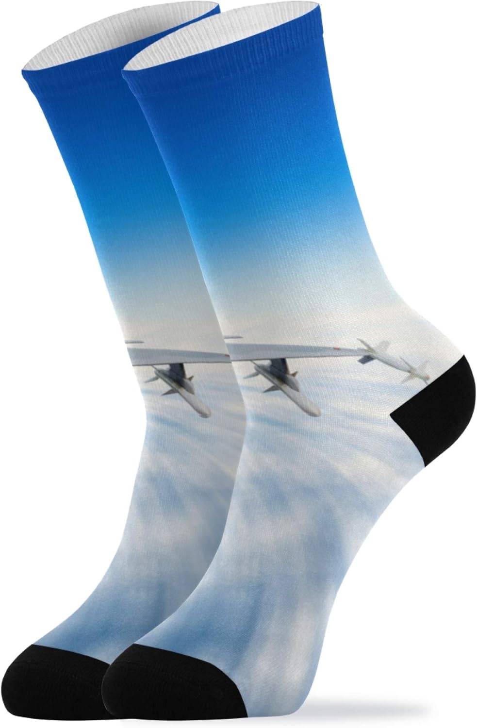 Athletic Socks Aircraft Fighter Jets Funny Socks Fun Socks