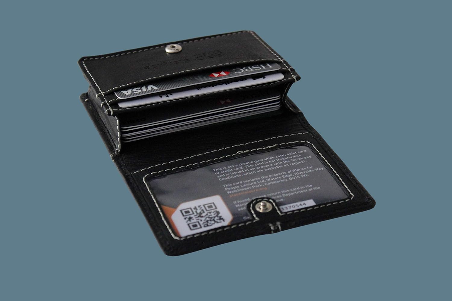 STARHIDE RFID Blocking Small Leather Wallet for Men & Women, Minimalist Slim Credit & Business Card Holder - Image 4