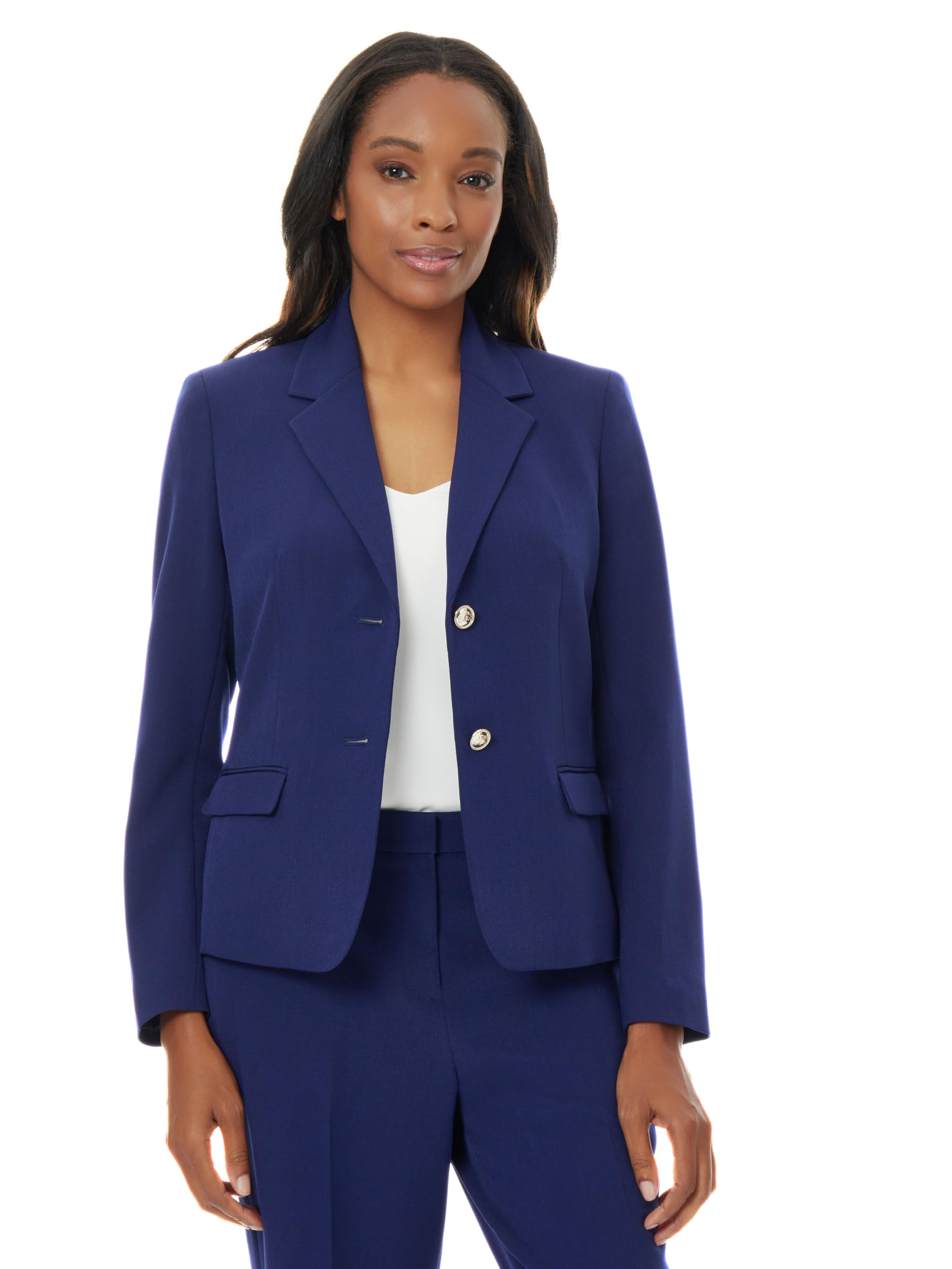 Photo 1 of Kasper Petite Classic Stretch Two Button Blazer