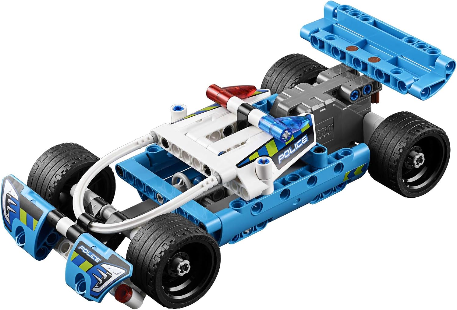 Technic LEGO Police Pursuit Car 42091 Building Kit , New 2019 (120 Piece), Blue,white - Image 3