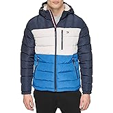 Tommy Hilfiger Men's Midweight Sherpa Lined Hooded Water Resistant Puffer Jacket