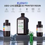 ELEGOO ABS-Like Resin 3.0 Plus 1000g Grey High Heat Resistance Fast Curing view 2
