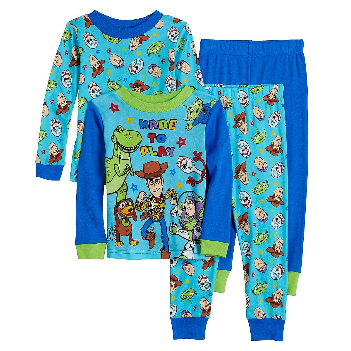 Buy Toy Story Toddler Boy's Made To Play 4Piece Cotton Pajama Set (5T