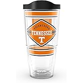 Tervis Tennessee Volunteers - First String Made in USA Double Walled Insulated Tumbler Travel Cup Keeps Drinks Cold & Hot, 24oz, Classic