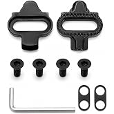 Eyooia SPD Bike Cleats Compatible with Shimano SM-SH51 Cleats for Spining Peloton Indoor Cycling Clips &amp; Mountain MTB Bike Shoes Bicycle Cleat Clips Set