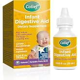 Colief Infant Digestive Aid | Gas Drops for Babies | Natural &amp; Safe Infant Gas Relief | Reduces Baby Colic, Tummy Bloating, Fussing &amp; Crying | 90 Servings | 0.5 Fl Oz (Single Pack)