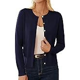 GRACE KARIN Cardigan Sweaters for Women Fall Fashion Crew Neck Button up Cardigan Long Sleeve Lightweight Cardigans 2025