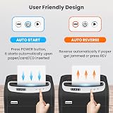 VidaTeco Cross Cut Paper Shredder 20-Sheet 60 Min Auto Jam Proof 30L Bin view 6