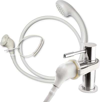 Croydex Secura Shower Head and Hose Easy Install Push On 1750mm Hose