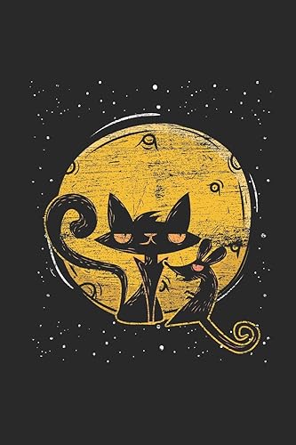 Download Cat, Mouse, And Moon: Mice Notebook, Dotted Bullet (6' x 9' - 120 pages) ~ Animal Themed Notebook for Daily Journal, Diary, and Gift PDF