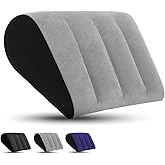 Portable Wedge Pillow Inflatable Cushion - Body Positioners Lightweight Wedge Pillow for Sleeping, Leg Elevation, Use in Bed,