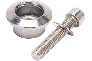 RiToEasysports Stainless Steel Electric Scooter Screw Kit, M5 X 36mm Front Fork Fixing with Clear Thread Line, for M365 Pro P