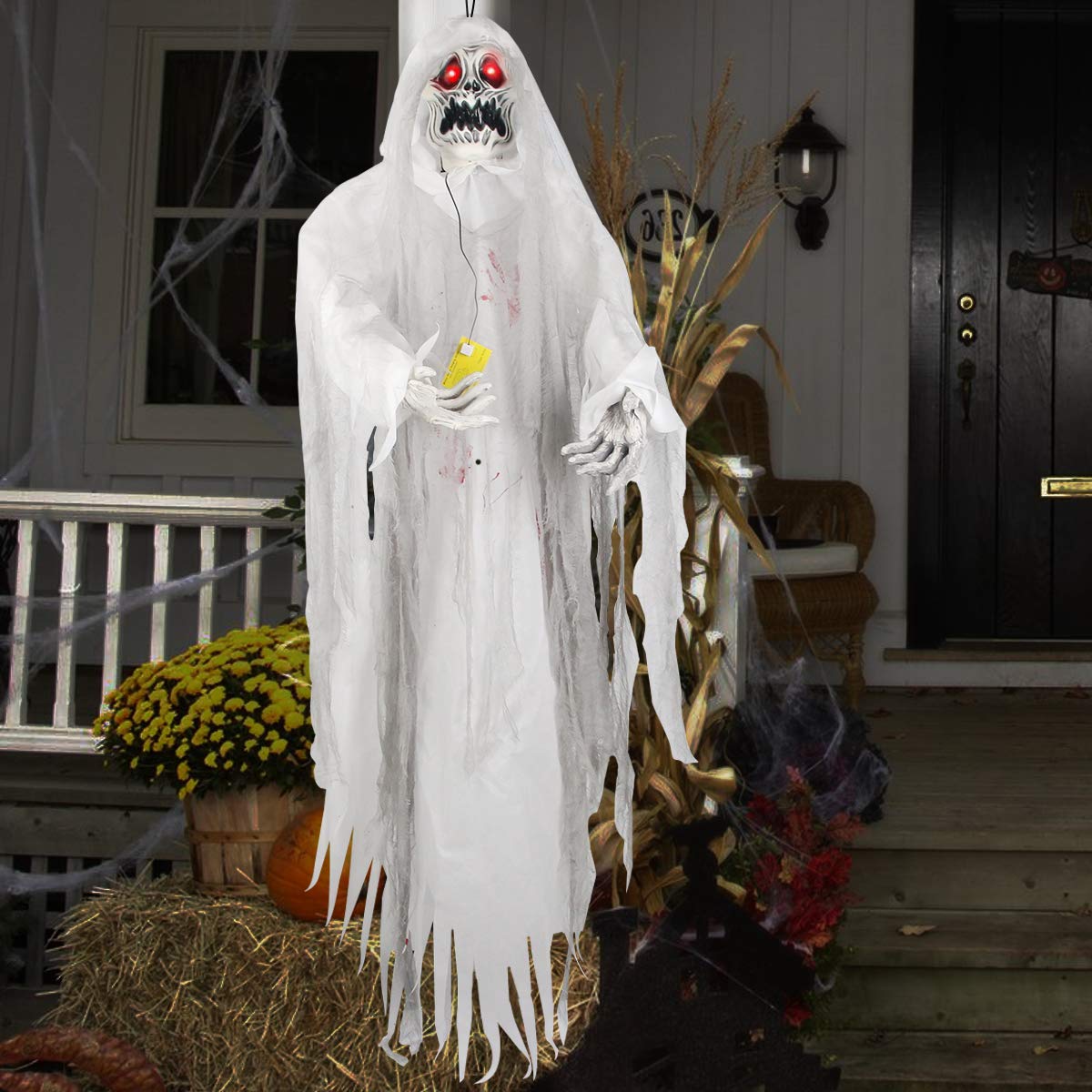 Hanging Grim Reaper Ghost Halloween Decorations Poseable Lifesize Hanging Grim Reaper Ghost Halloween Decorations Poseable Lifesize