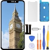 LL TRADER Screen Replacement for iPhone 11 6.1'' LCD with Repair Kits | FHD Waterproof Tape, Screen Protector