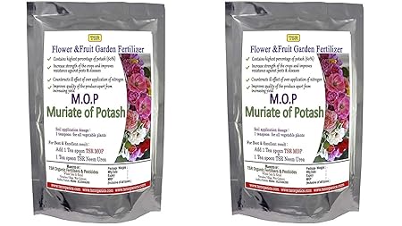 TSR Organic Fertilisers & Pesticides MOP Muriate of Multi Purpose Fertilizer Potash 60% (850+850 g)