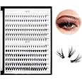 Bodermincer Lash Extension 240pcs C Curl 10D/20D Cluster 8/9/10/11/12mm,10/11/12/13/14mm,12/13/14/15/16mm Mixed Individual Cluster Lashes (10D+20D 8/9/10/11/12mm and Under Eyelashes)