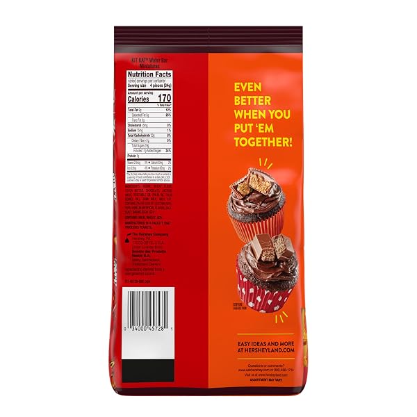KIT KAT AND REESE’S MINIATURES ASSORTED MILK CHOCOLATE CANDY PARTY PACK, 30.04 OZ