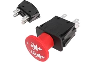 NUFLYSIC Clutch PTO Switch 5 Terminals for Ariens for Gravely ProMaster for MTD for Toro for Delta for Scag Compatible with PM100, EZR,ZTX 260Z, ZTR 2050 34, 34Z Zoom 2148XL, 01545600, 925-1716, 5 AMP