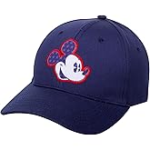 Disney Men’s Mickey Mouse Hat – Snap-Back Baseball Cap, Dad Hat, Size One Size, Mickey Blue