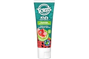 Tom's of Maine Natural Children's Fluoride Toothpaste, Watermelon, 5.1 oz