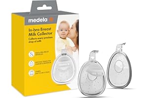 Medela In-bra Breast Milk Collector, Leak-Proof Wearable Design with Flexible Plug, Anatomic Shape, Made without BPA, Easy to