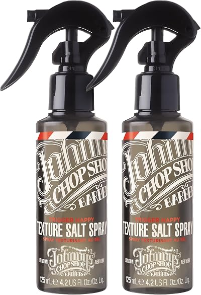Johnny's Chop Shop Trigger Happy Sea Salt Spray 125ml Pack of 2