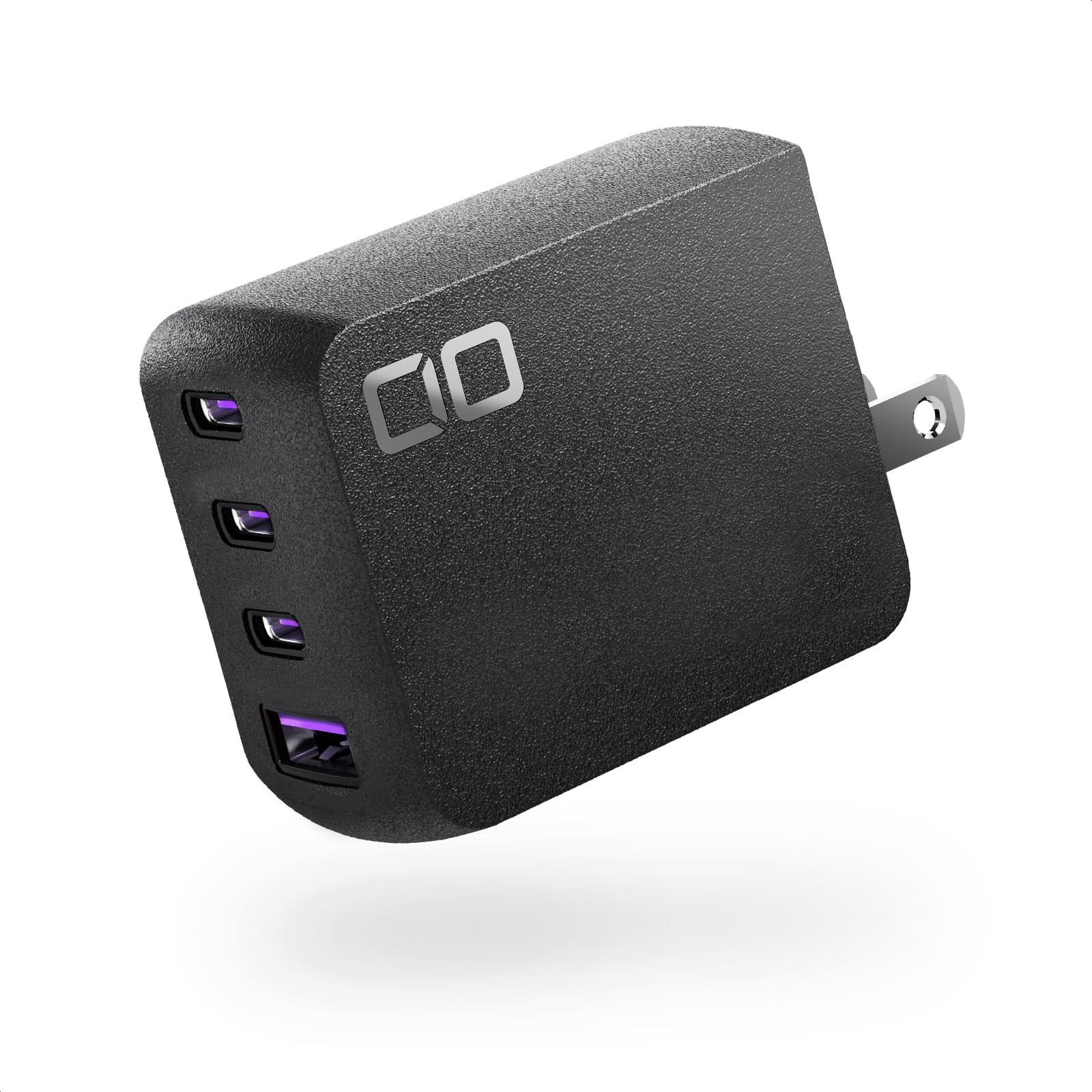 CIO NovaPort QUADⅡ 100W 4ポート 急速充電器 [世界最小級 CIO独自技術 NovaIntelligence NovaEngine搭載] USB-typeC×3 type-A×1 ACアダプター コンセント 軽量 Macbook Pro Windows iPhone 17 / Air / 16 / 15 Android Galaxy iPad ノートPC (ブラック)商品画像