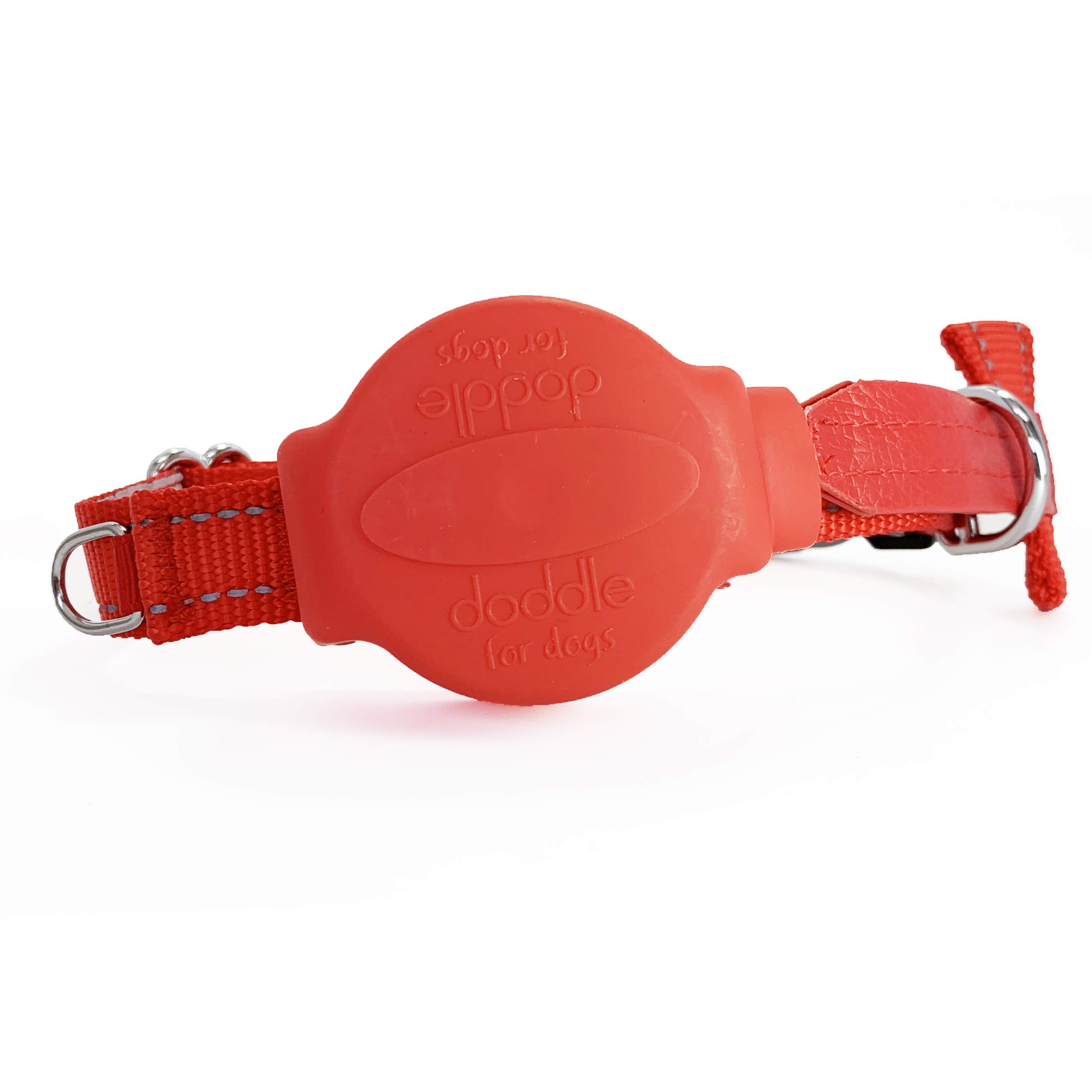 Doddle | Retractable Leash and Collar in One | Fear Free | Medium | 13-17" Neck