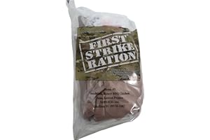 EPIDEMIC PROOF Authentic USGI First Strike Rations (FSR)- 24 hour MRE - Inspection Year 2025 or Newer. 9 Menu options. (5: BBQ Chicken Sandwich)