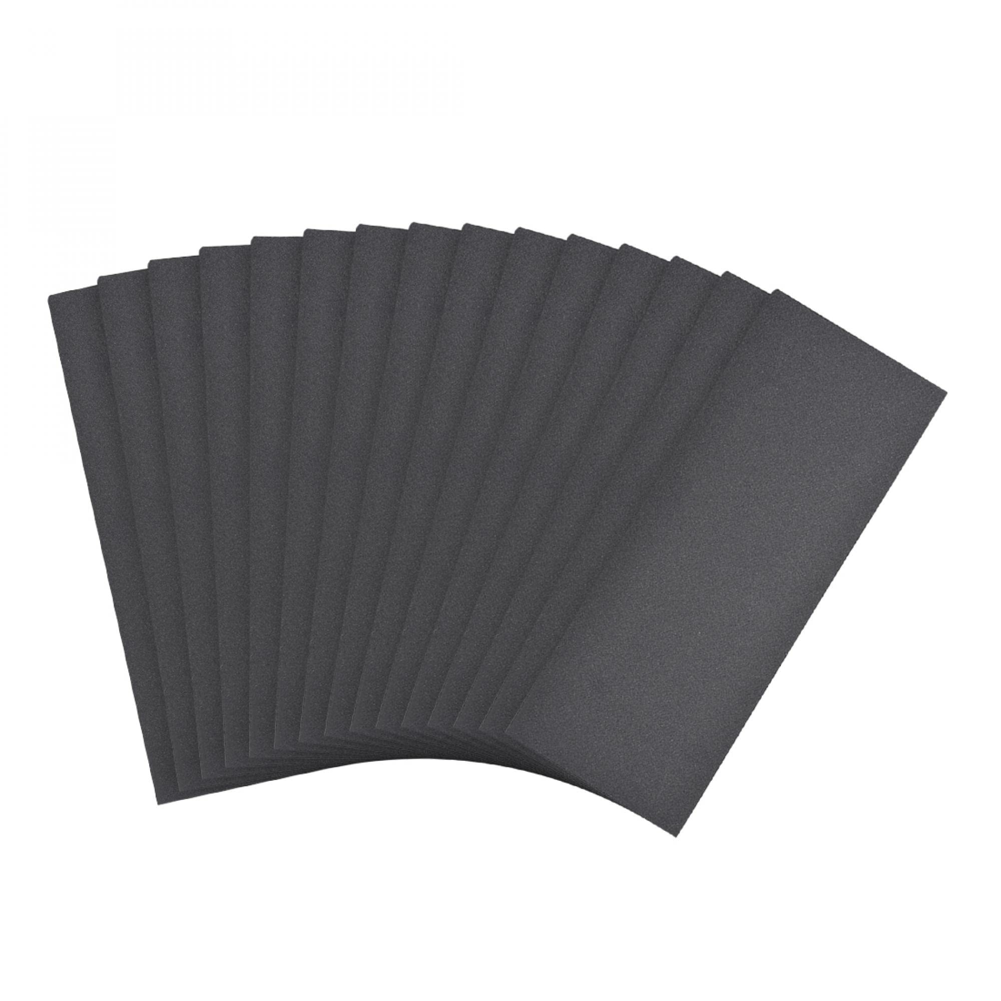 sourcing map 500 Grits Sanding Sheets 9-inch x 3.6-inch Wet Dry Silicon Carbide Sandpaper for Wood Furniture Metal Automotive Polishing 15pcs